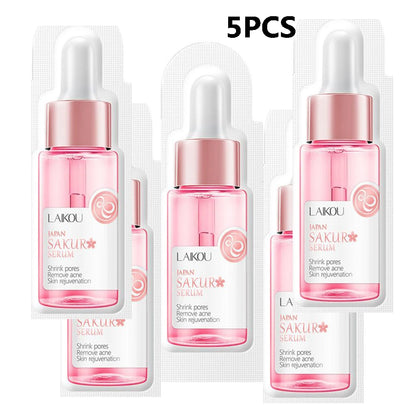 1ML*5 Pack Moisturizing Serum Nourish Essense Brightening Rejuvenation Skin Whitening Serum Shrinking Pore Face Skincare